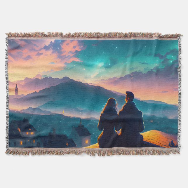 Ett par Sitta vid Tak Filt (Framsidan)