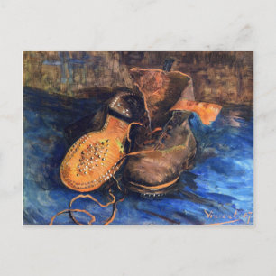 Ett par skor av Vincent van Gogh 1887 Vykort