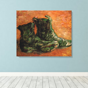 Ett par skor av Vincent van Gogh Canvastryck