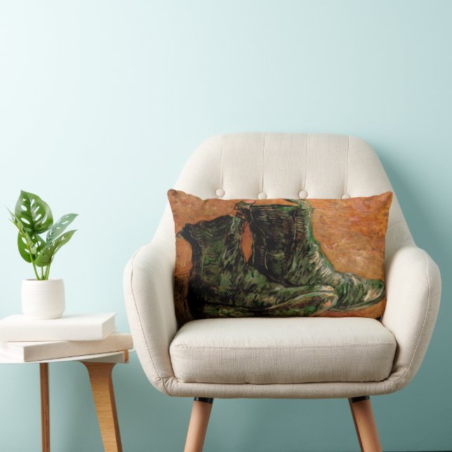 Ett par skor av Vincent van Gogh Lumbarkudde (Stol)