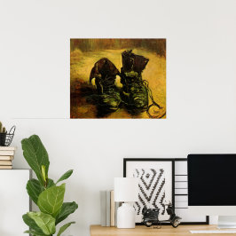 Ett par skor av Vincent van Gogh Poster