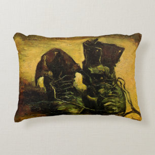 Ett par skor av Vincent van Gogh Prydnadskudde