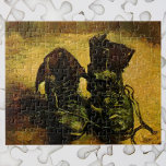 Ett par skor av Vincent van Gogh Pussel<br><div class="desc">Ett par skor av Vincent van Gogh är en vintage bra konst post impressionism fortfarande livmålning med ett gammalt par bondarbetares stövlar med snöre. Arbetstagaren lovar att en fattig jordbrukare skulle få bära. Om konstnären: Vincent Willem van Gogh var en målare från Post impressionist, vars verk var mest framträdande för...</div>