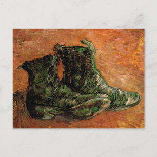 Ett par skor av Vincent van Gogh Vykort