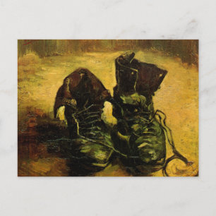 Ett par skor av Vincent van Gogh Vykort