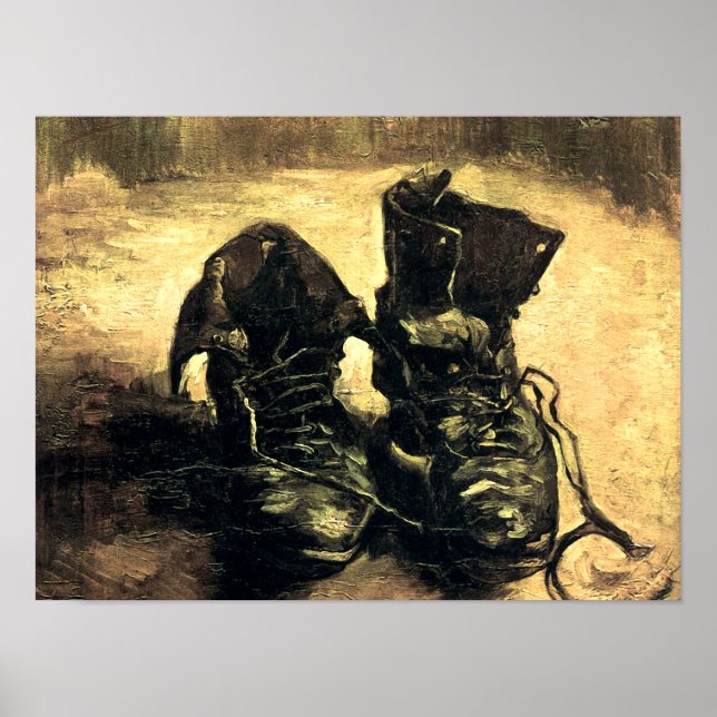 Ett par skor - Van Gogh Poster (Framsidan)