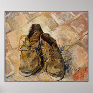 Ett par skor, Vincent van Gogh Poster