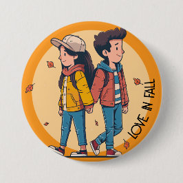 Ett par som håller händer tillsammans i fall knapp