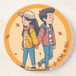 Ett par som håller händer tillsammans i fall underlägg