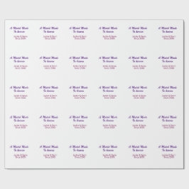 Ett par som passar himlen lila mauve sedan år nam presentpapper