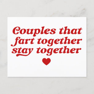 Ett par som tillsammans stannar ihop Valentine Helg Vykort