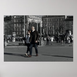 Ett par Walking Poster