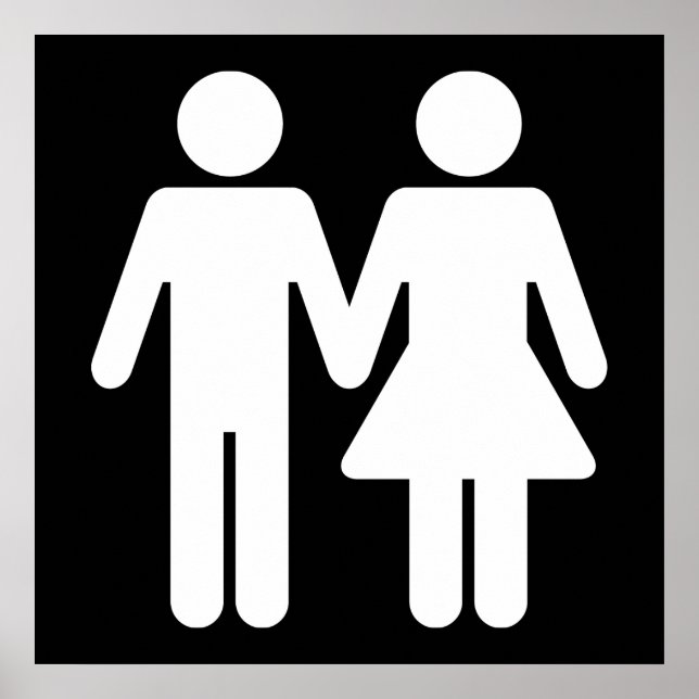 Ett par WC Stil Poster (Framsidan)