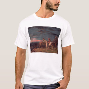 Ett party av utforskare, 1851 (olja på kanfas) tee