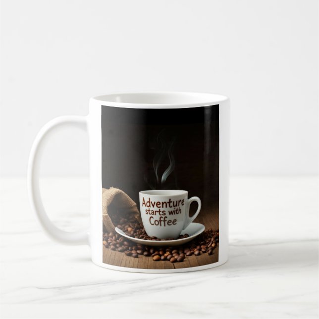 Ett Påstående som är skadligt för Caffeine Fläkt Kaffemugg (Vänster)