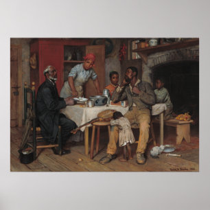 Ett pastoralt besök av Richard Norris Brooke Poster