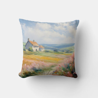 Ett pastoralt mästerverk: Landtryside Farmhouse Vi Kudde