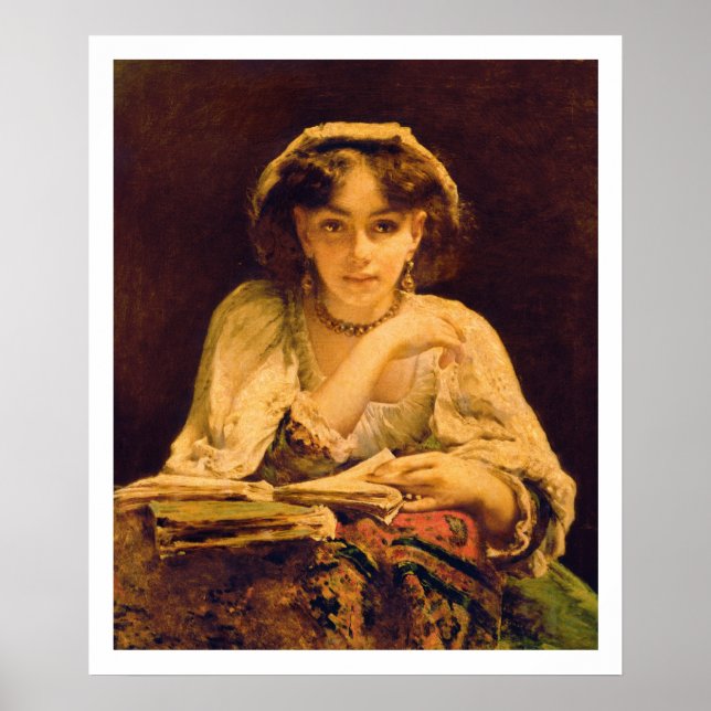 Ett pensivt ögonblick poster (Framsidan)