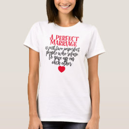 Ett perfekt äktenskap t shirt