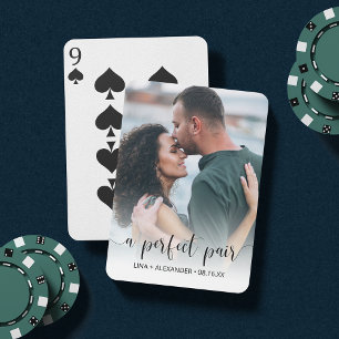 Ett Perfekt par   Foto- eller bröllopsförmån för F Casinokort
