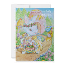 ETT PERSONLIGT PÅSKKORT FÖR BARNBARNSDOTTER