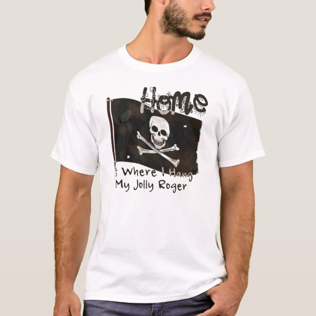 Ett Pirate´s hem Tee Shirt (Framsida)