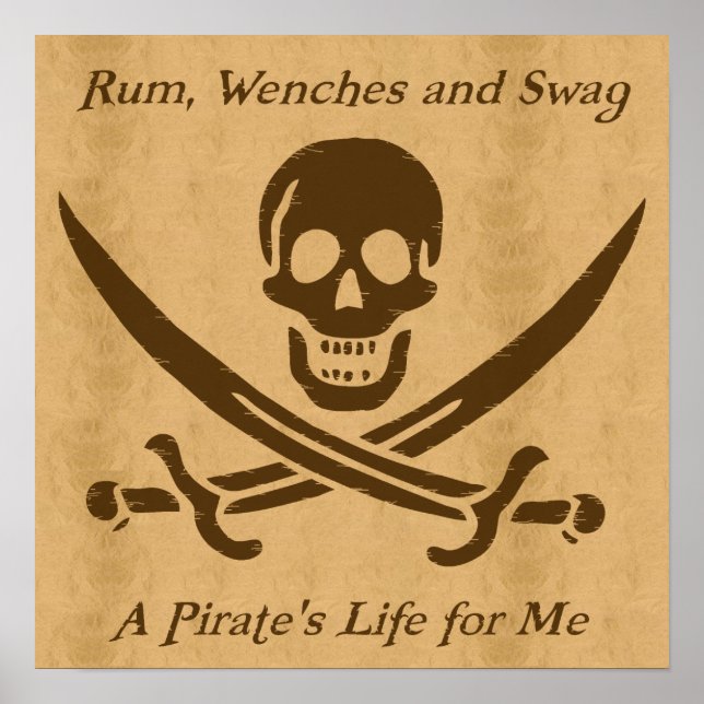 Ett Pirater Life-parchment poster (Framsidan)