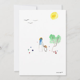 Ett platt kort för nöjespromenad