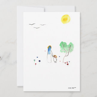 Ett platt kort för nöjespromenad