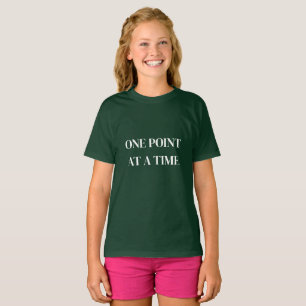 Ett poäng i taget Minimalt citat T Shirt