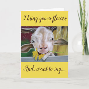 ****ETT POETISKT GOAT*** FYLLT MED KÄRLEK-KÄRLEK-K KORT