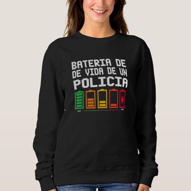 Ett polis livsbatteri t shirt (Framsida)