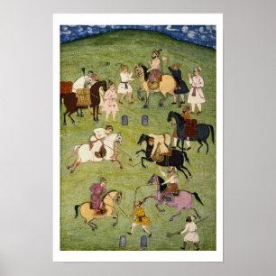 Ett polo-spel från Large Clive Album Poster