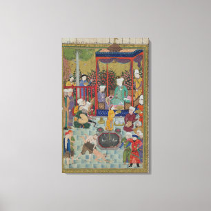 Ett Princely mottagande Canvastryck