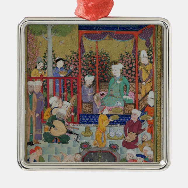 Ett Princely mottagande Julgransprydnad Metall (Framsidan)