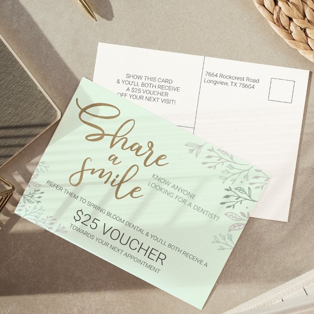  ett program för tandrekoration vid sjömil (Share a Smile Dental Referral Program)