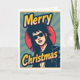 Ett punk julkort kort