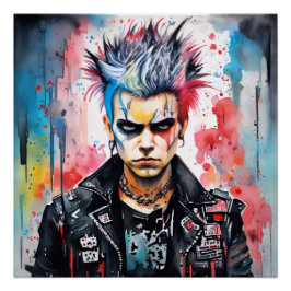 Ett punkplakat perfect poster
