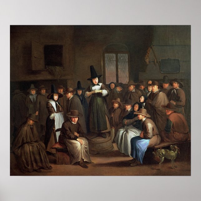 Ett Quakers-möte Poster (Framsidan)