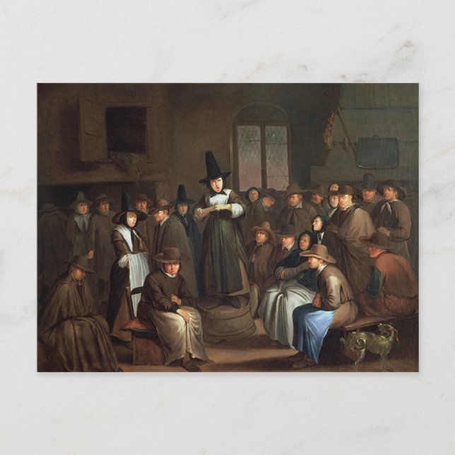 Ett Quakersmöte Vykort (Framsida)