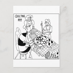 Ett Quilting Bee Vykort