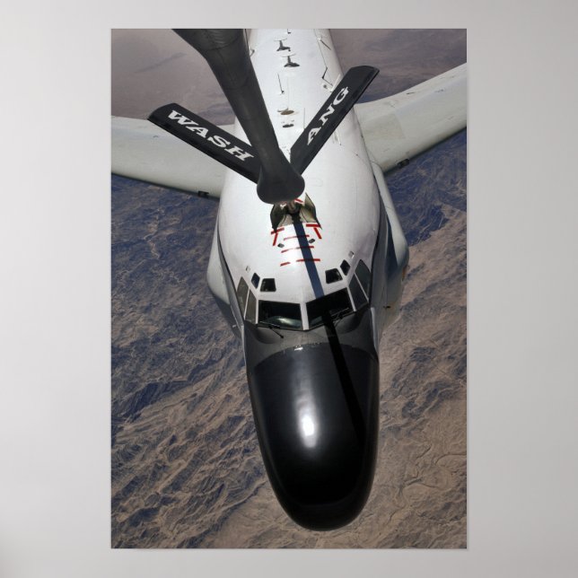 Ett RC-135 Rivet Joint Reconnaissance-luftfartyg Poster (Framsidan)
