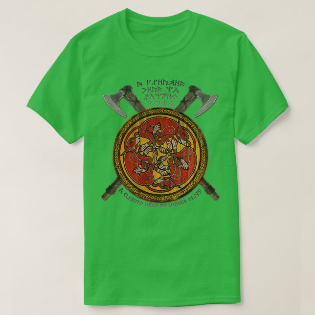 Ett rengörat huvud, inte längre ytor t shirt (Design framsida)