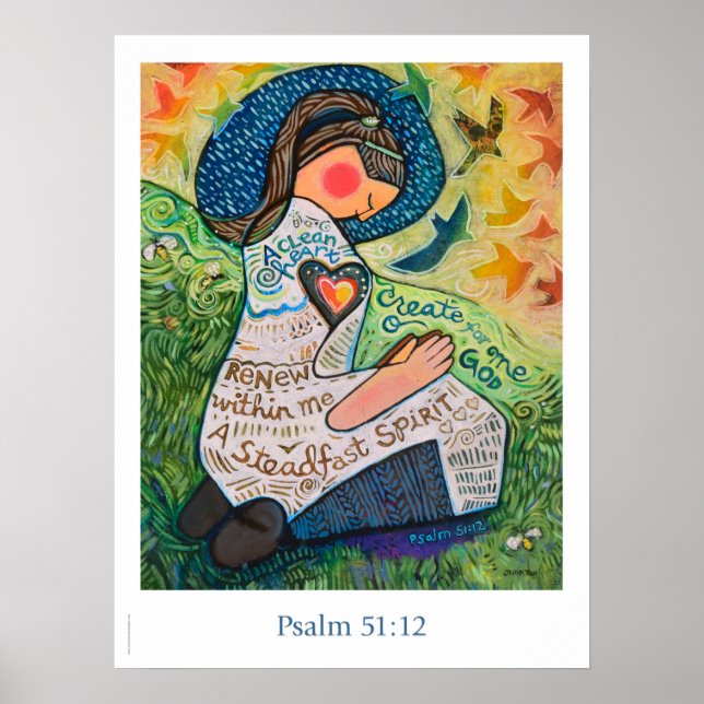 Ett rent hjärta, Psalm 51:12 Poster (Framsidan)
