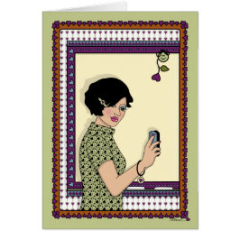 Ett rent skiffer_A_Greeting-kort Hälsningskort