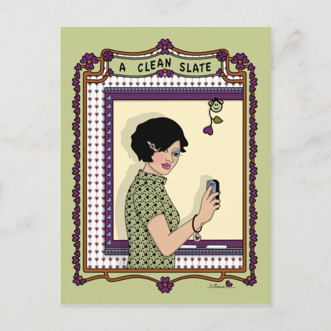 Ett rent skiffer_A_-vykort Vykort (Framsida)