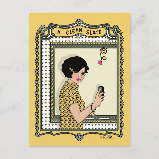 Ett rent skiffer_C_-vykort Vykort (Framsida)