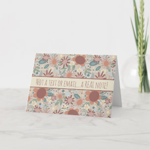 Ett riktigt Söt Blommigt Inspiritivity Notecard Kort