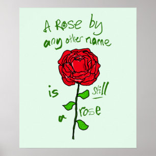 Ett Ro av andra Namn är fortfarande ett Ro Poster