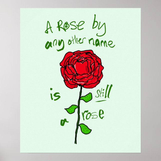 Ett Ro av andra Namn är fortfarande ett Ro Poster (Framsidan)